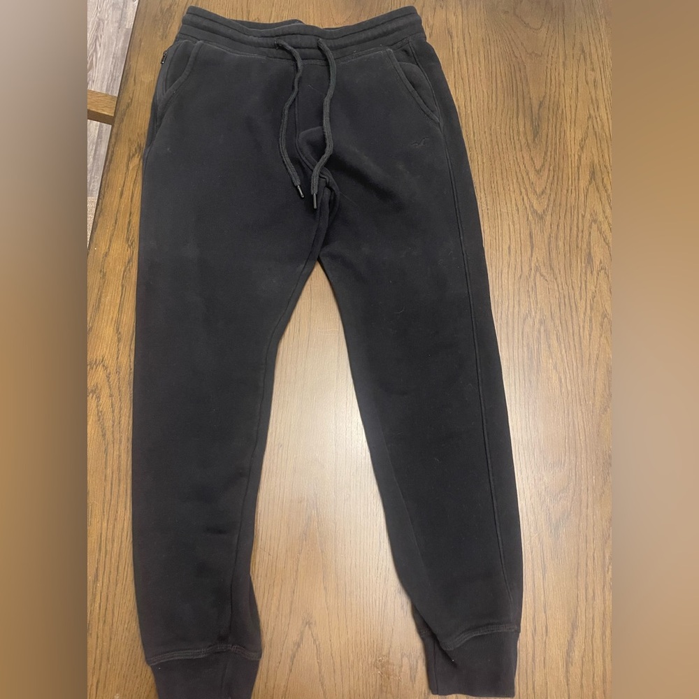 Hollister Black Fleece Joggers